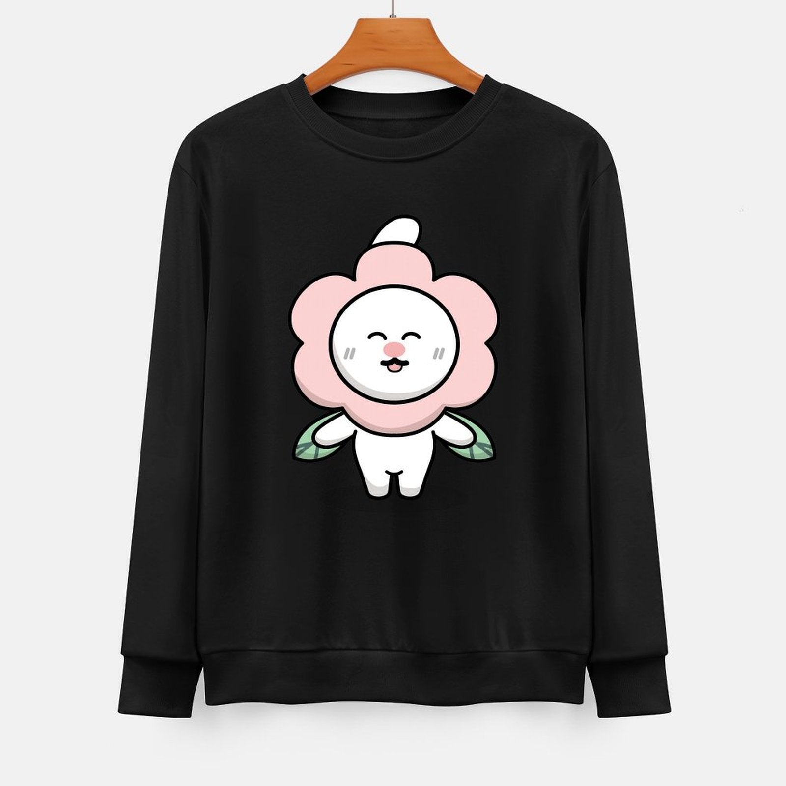 Front Patterned Long Sleeve TopBasicSeries TrueStyle